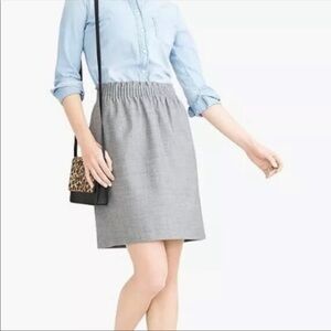 J Crew wool blend sidewalk skirt with pockets